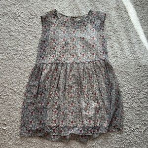 Madewell Floral Sheer Dress